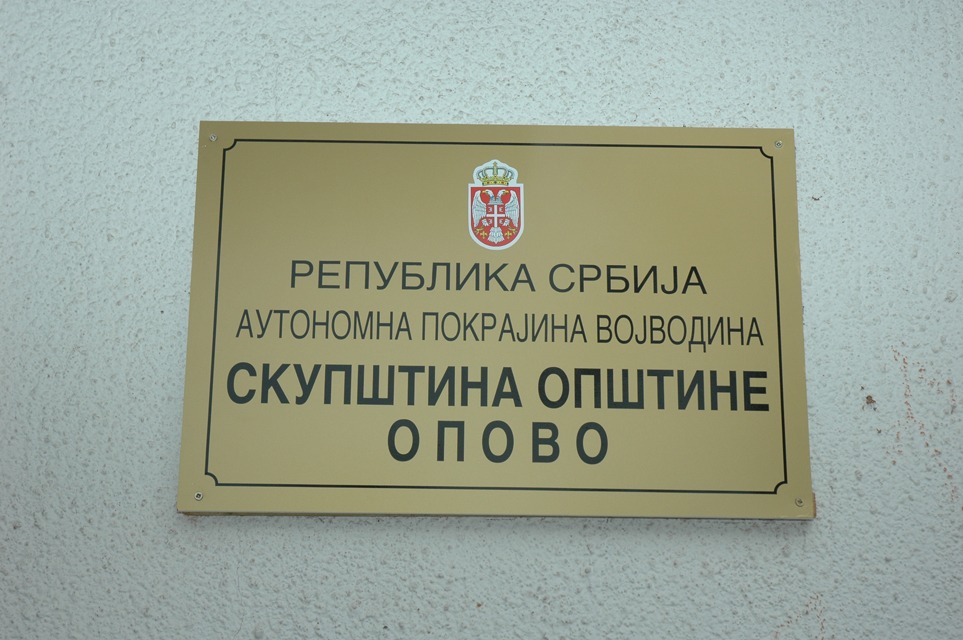 Skupština opština Opovo: XVII SEDNICA U ČETVRTAK