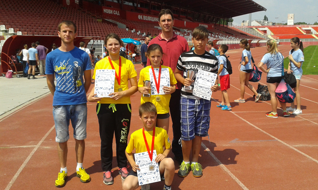 III školsko prvenstvo u AP Vojvodine u atletici:  TRI MEDALJE ZA NAŠE OSNOVCE