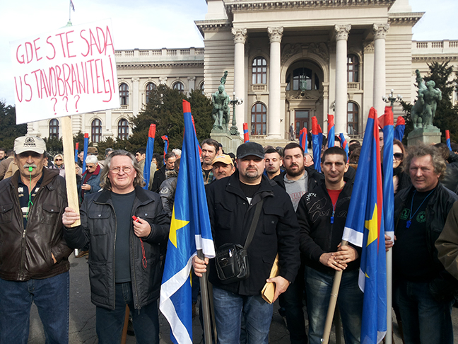 Saopštenje Lige socijaldemokrata Vojvodine Opovo:  PROTESTNA ŠETNJA LIGAŠA U BEOGRADU
