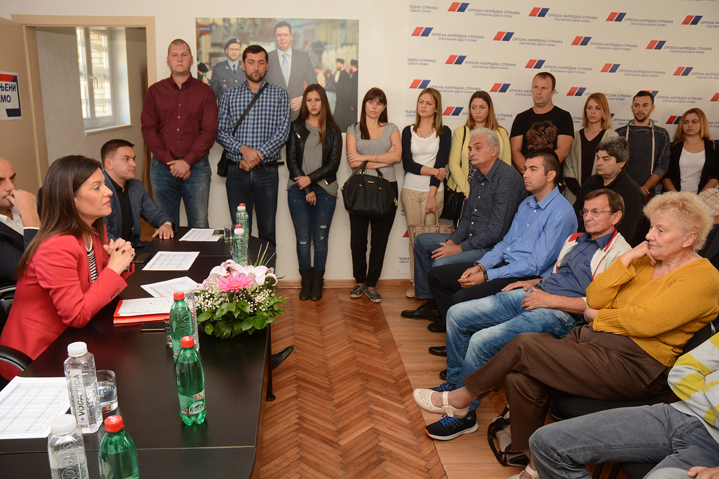 Saopštenje Srpske napredne stranke Opovo:  OPŠTINSKI ODBOR POSETILI VISOKI FUNKCIONERI STRANKE