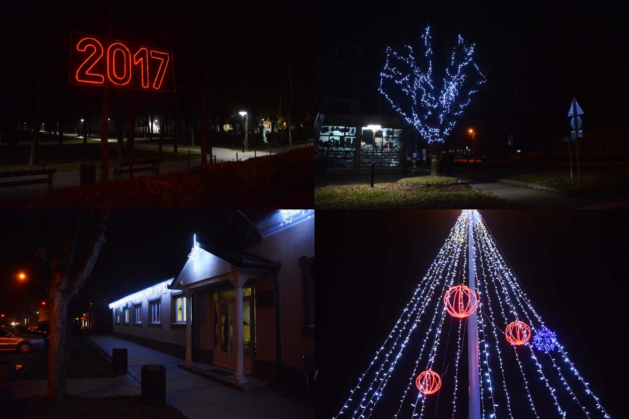 U susret božićnim i novogodišnjim praznicima:  POSTAVLJA SE UKRASNA RASVETA