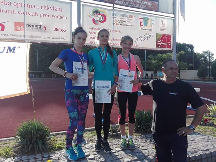 Atletika – Prvenstvo Srbije za starije pionire:  TAMARA RADIN DRUGA U SRBIJI NA 600 METARA