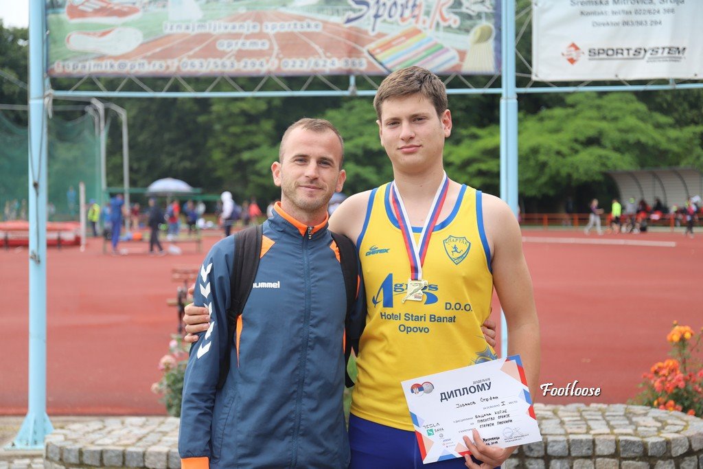 Atletika – Prvenstvo Srbije za starije pionire: STEFAN JOVANOV ŠAMPION DRŽAVE U BACANJU KUGLE