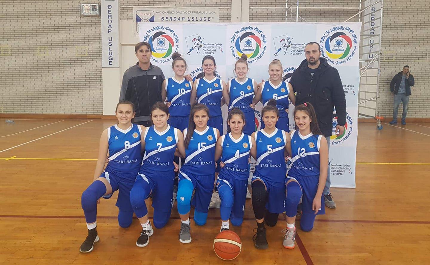 Školsko državno prvenstvo u košarci: OPOVČANKE ŠAMPIONKE SRBIJE