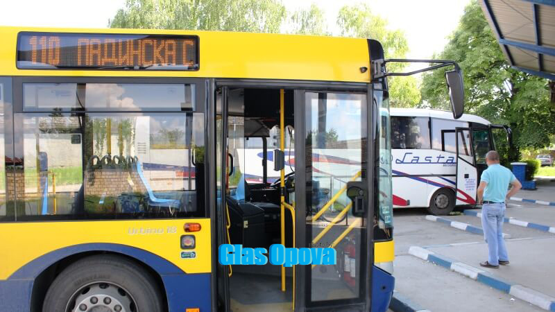 Autobuska stanica Opovo: POČINJE DA SAOBRAĆA GSP LINIJA 110