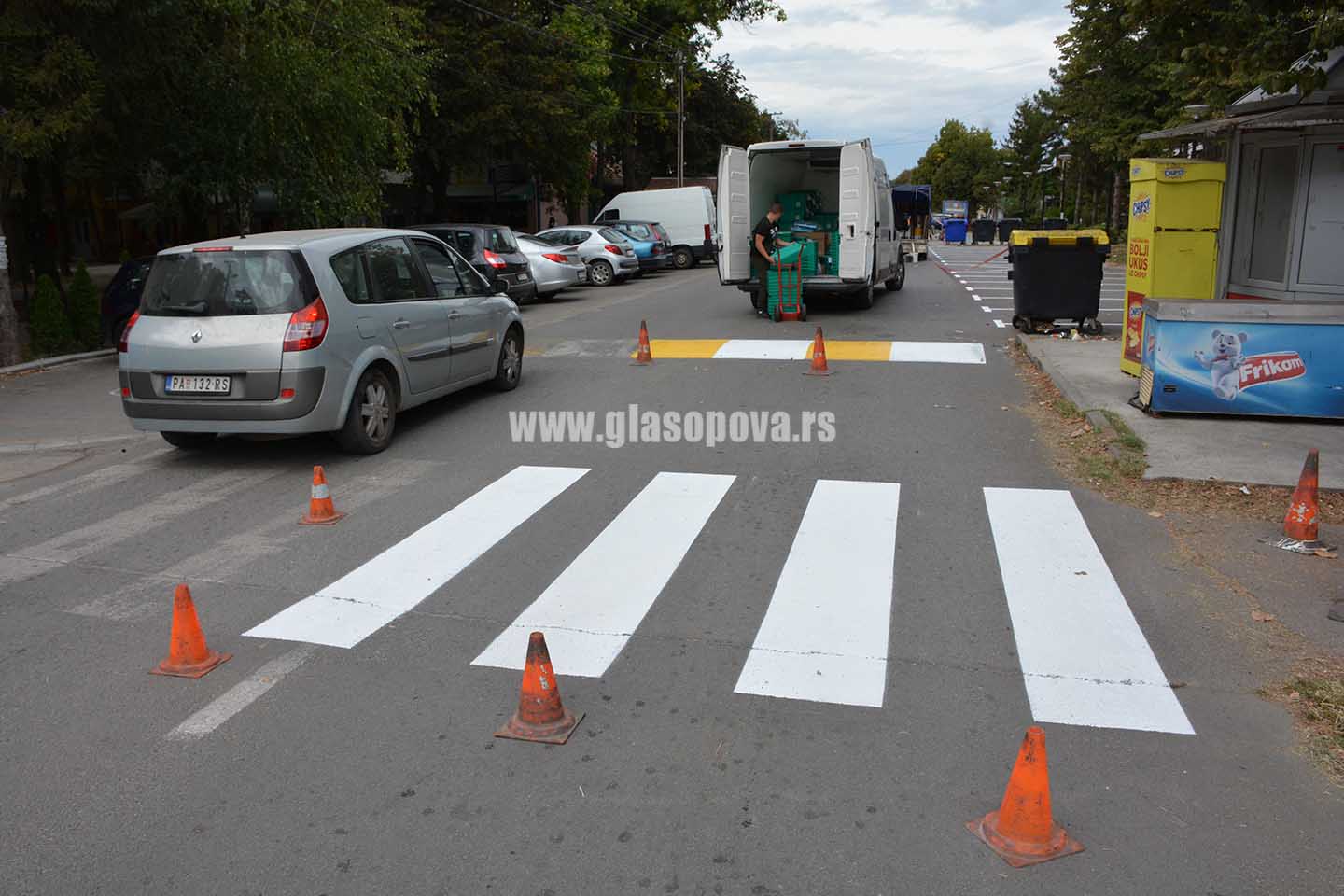 Održavanje puteva: HORIZONTALNA SAOBRAĆAJNA SIGNALIZACIJA