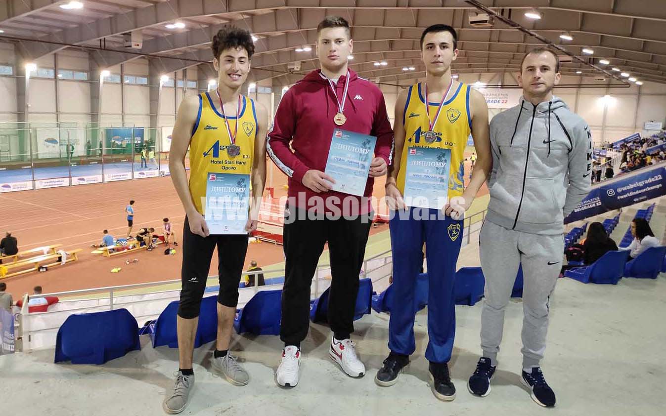 Otvoreno prvenstvo za mlađe juniore: TRI MEDALJE ZA ATLETIČARE SPARTAKA