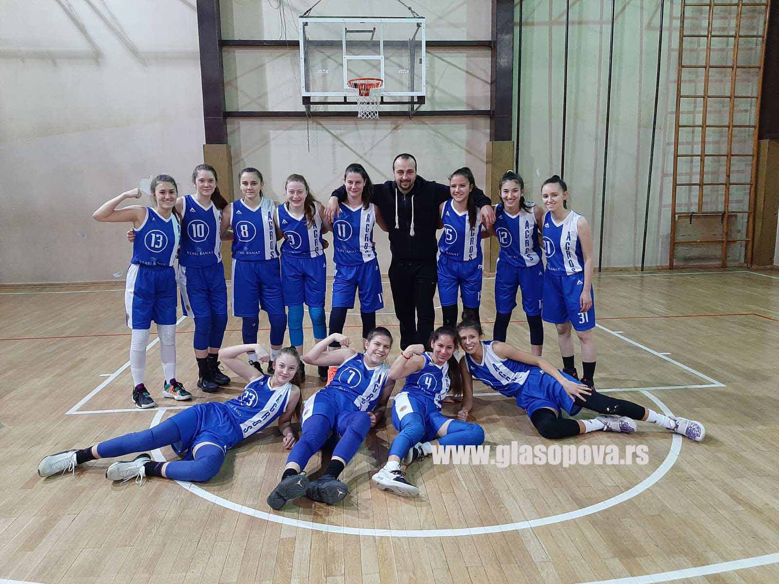 KSB prvenstvo kadetkinje: Košarkašice Agros Basketa ubedljive u 6. kolu