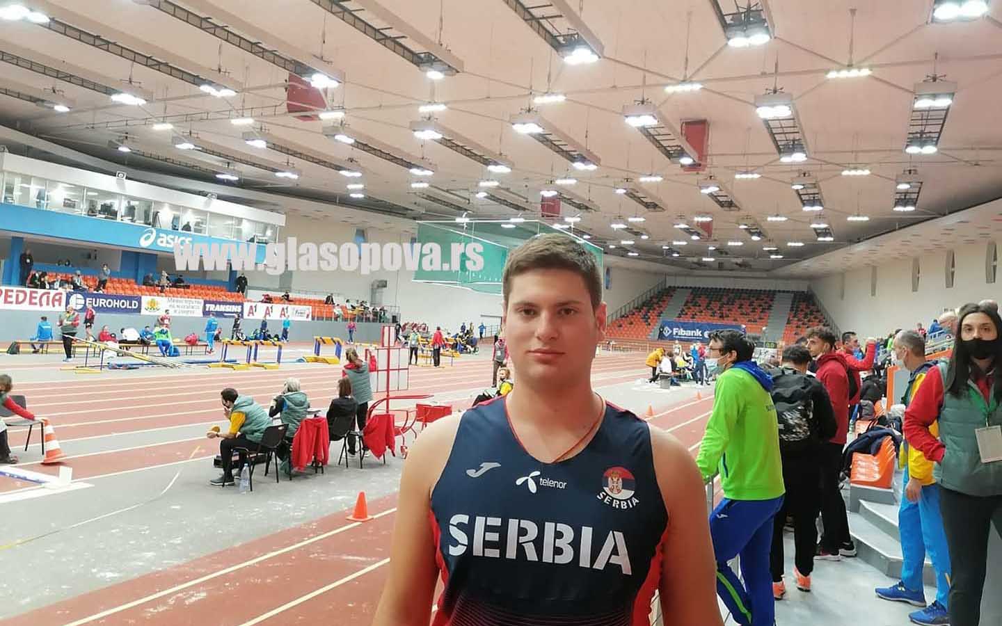 Evropsko prvenstvo za mlađe seniore: Stefan Jovanov 11. u konačnom plasmanu bacanja kugle
