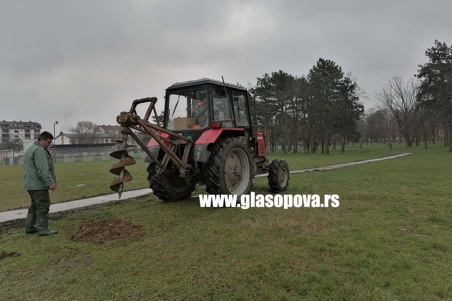 U nedelju akcija sađenja: U toku su pripremne faze, iskopane rupe za sadnice