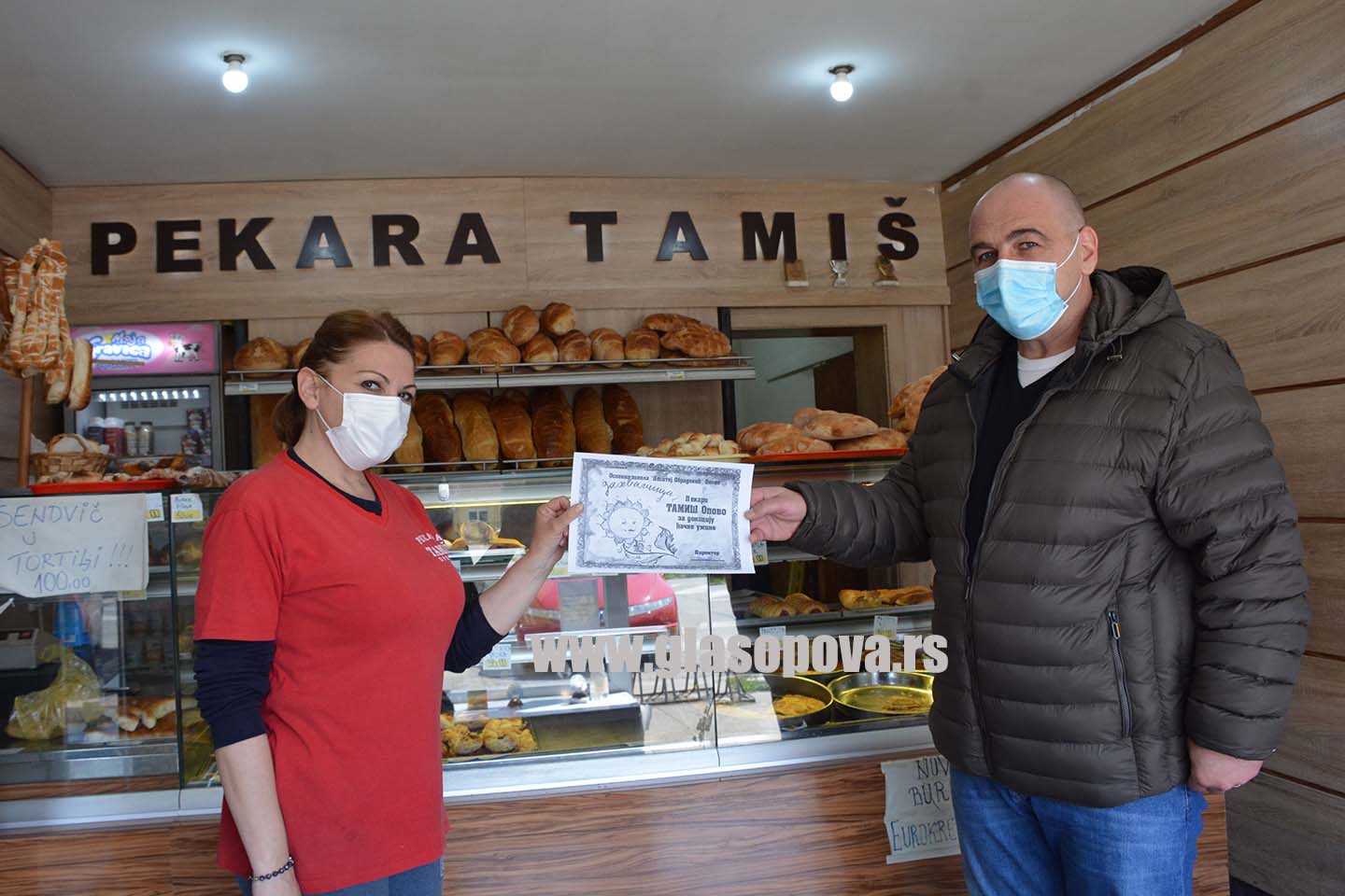 Zahvalnica za pekaru Tamiš: Besplatna užina za specijalno odeljenje osnovne škole