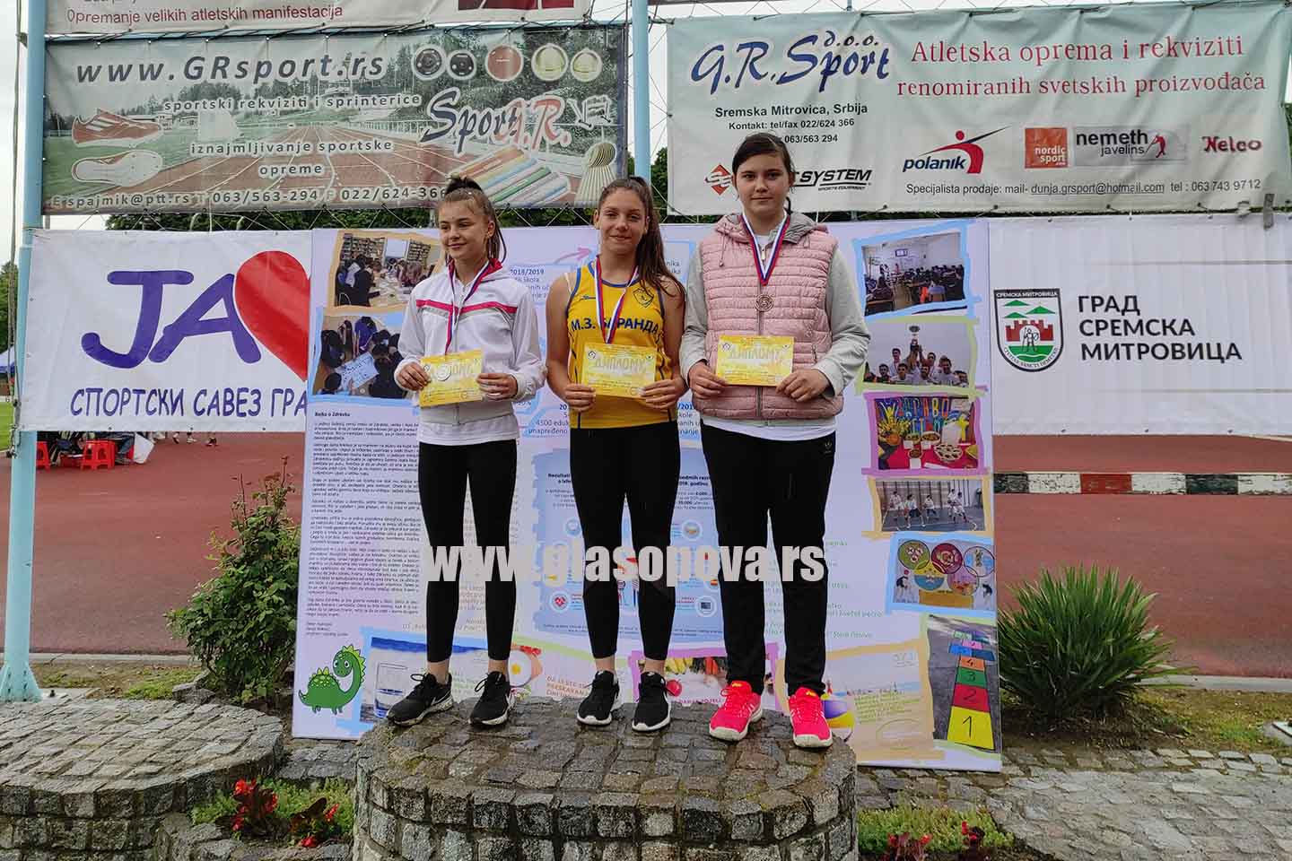 Školski sport atletika: Ivona Stamenović prva na republičkom takmičenju