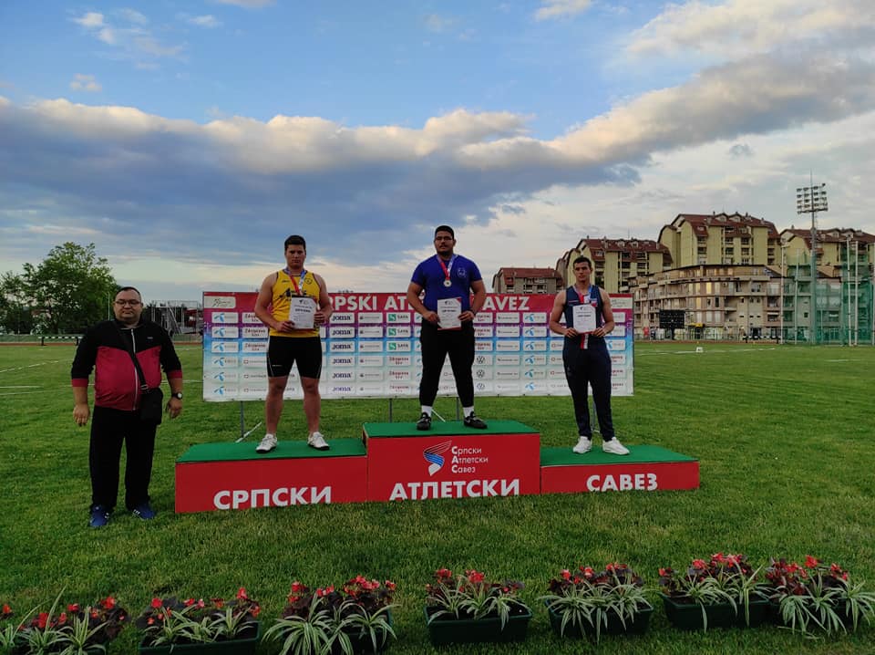 Prvenstvo Srbije za starije juniore: Dve medalje za Jovanova