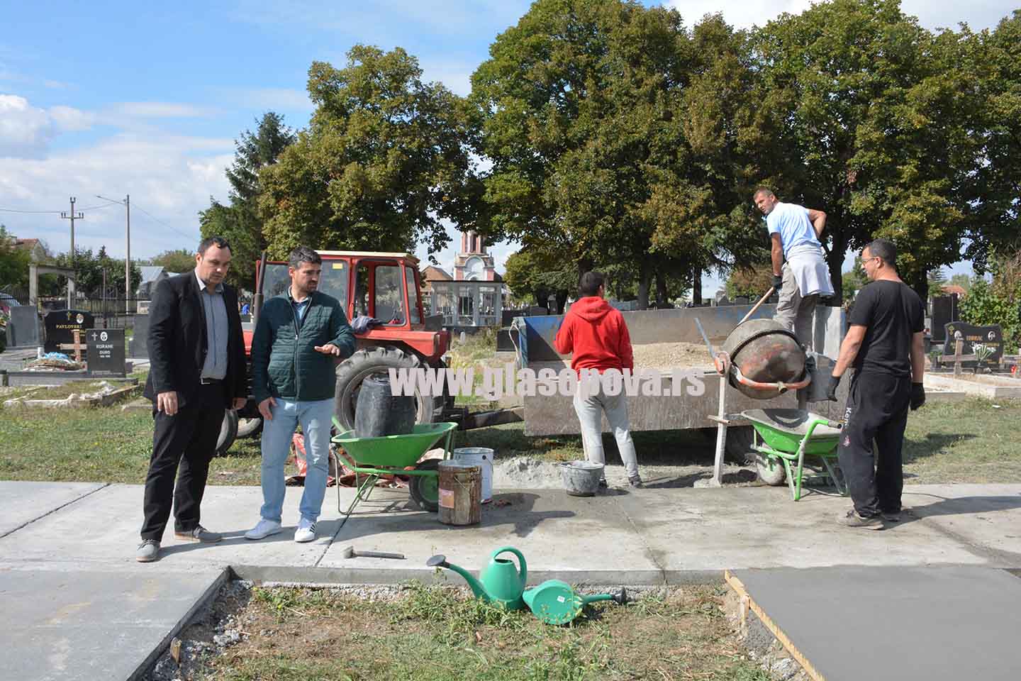 JP Mladost Opovo: Uređenje i proširenje groblja u Opovu (video)