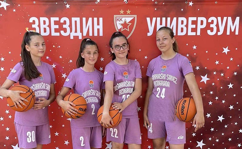 Košarkaški savez Beograda: Četiri košarkašice Agros Basketa pozvane u kamp Kalemgdan 2022