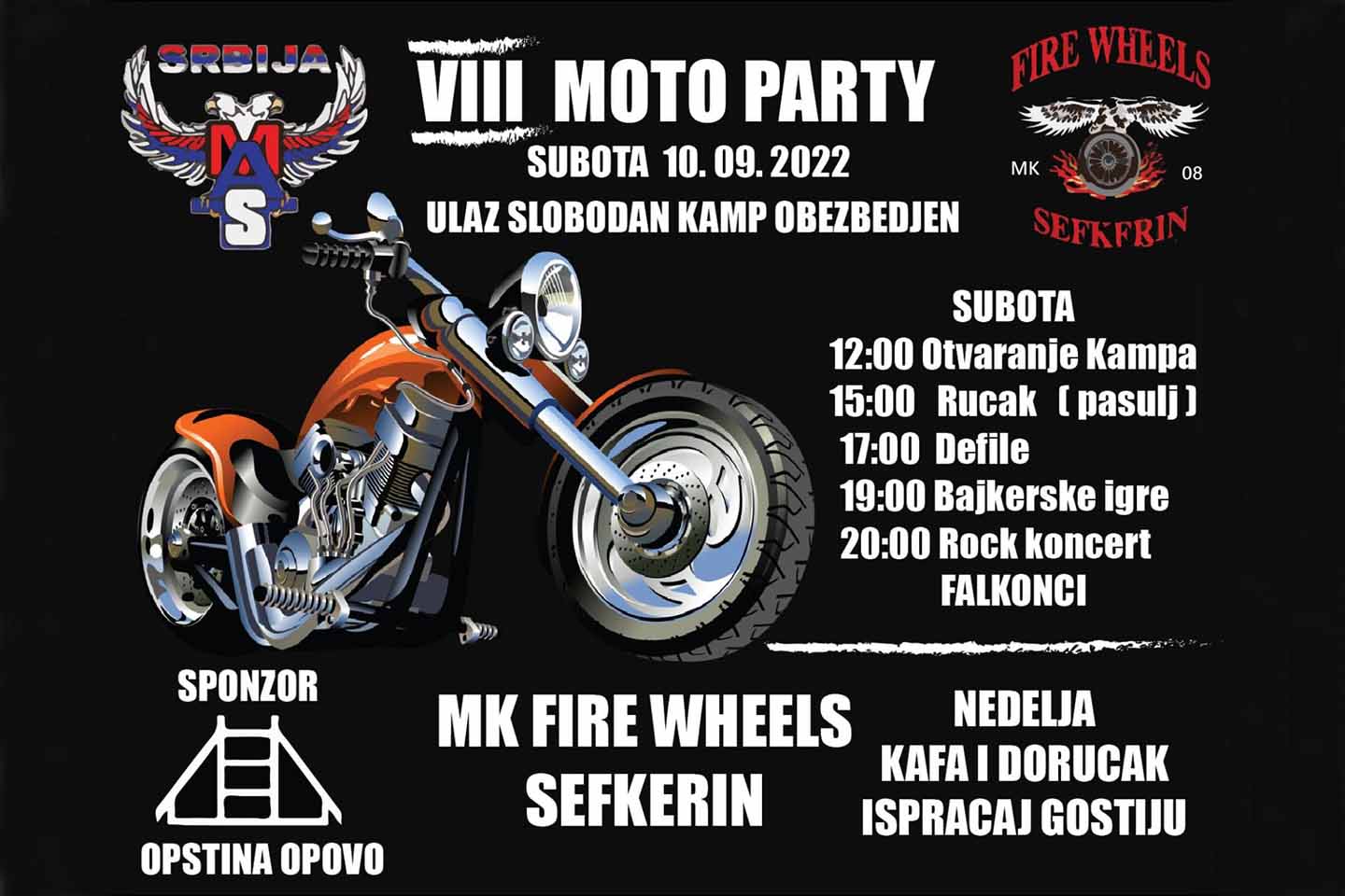 Moto klub Fire Wheels: Danas Moto skup u Sefkerinu