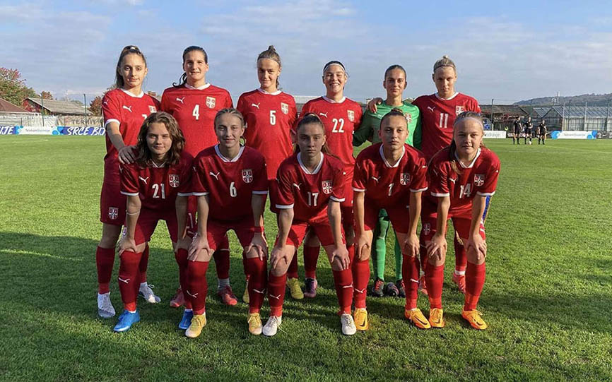 Fudbal: Teodora Vasić u dresu kadetske reprezentacije Srbije