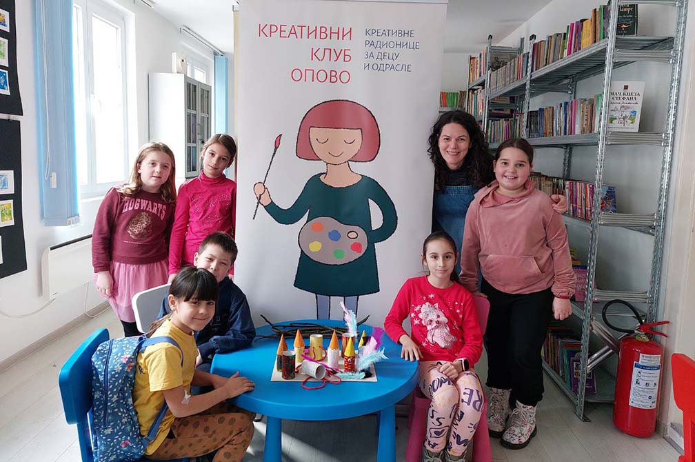ONB Opovo: Nastavljaju se kreativne radionice za decu