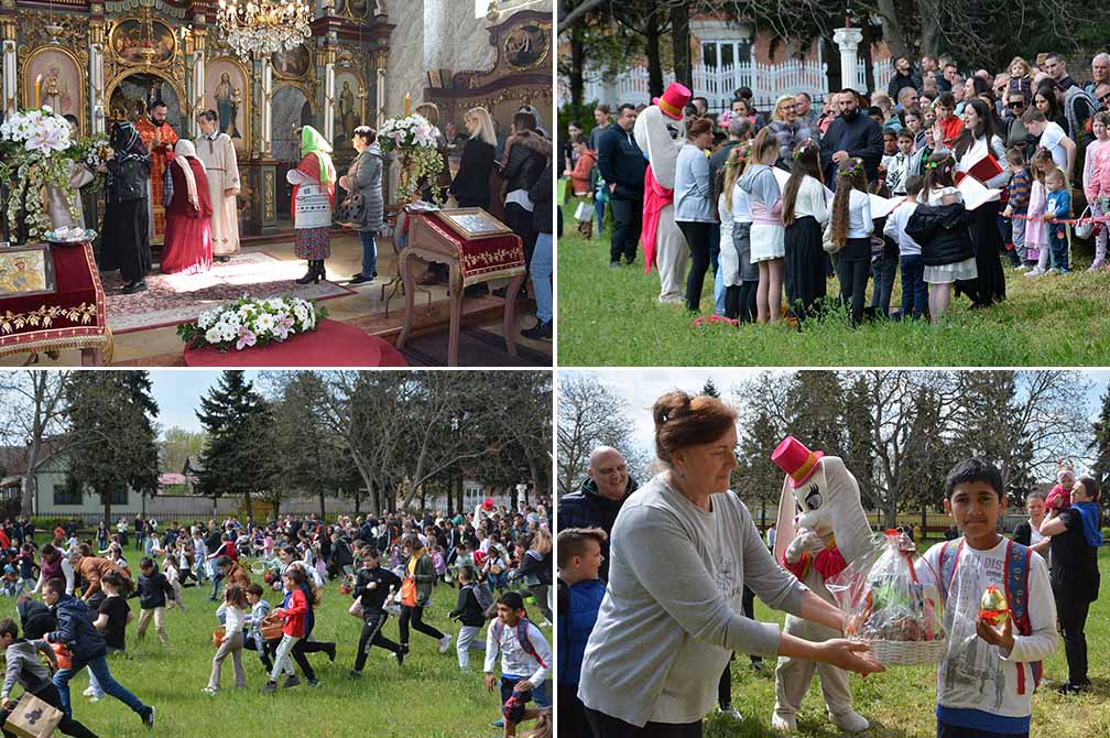 Uskrs u Opovu i Sefkerinu obeležila deca (video)