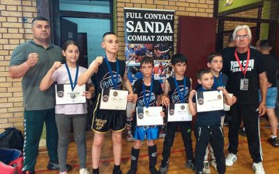 Sanda ful kontakt: Otvoreno prvenstvo Vojvodine, šest medalja za Dragon