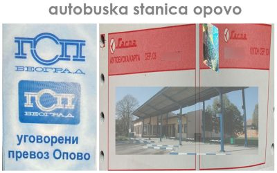 Autobuska stanica Opovo: Prodaja markica za novembar