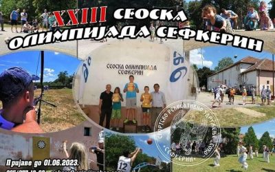 Sportsko rekreativno udruženje Soko: U nedelju 23. seoska olimpijada u Sefkerinu