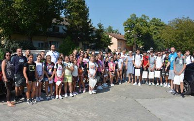 Košarkaši Agros Basketa i Opova 99 na letnjim pripremama u Osečini