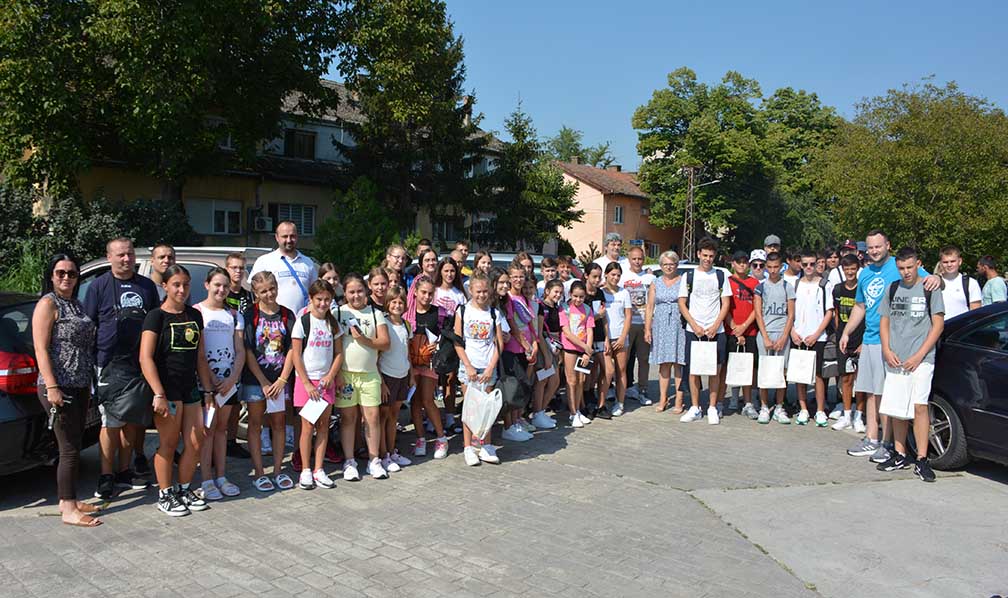 Košarkaši Agros Basketa i Opova 99 na letnjim pripremama u Osečini