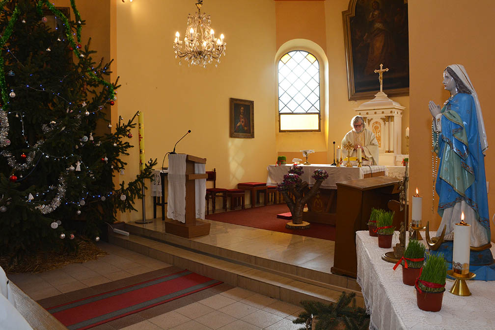 Katolička župa Opovo: Božićna misa u crkvi Svete Elizabete