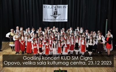 Pripreme za godišnji koncert Kud SM Čigre u toku