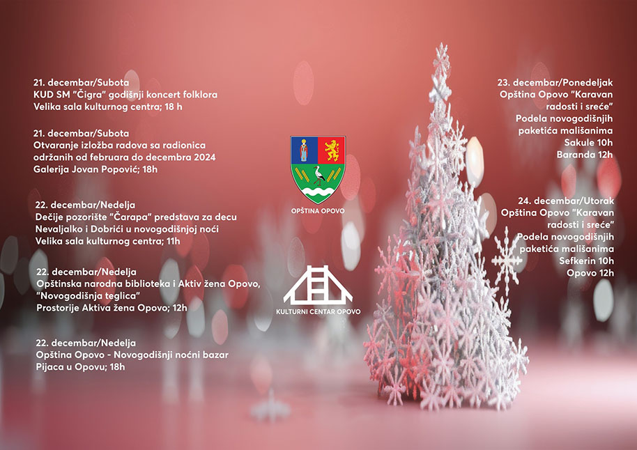 U subotu otvaranje izložbe Kreativnog kluba ONB Opovo i koncert KUD SM Čigra