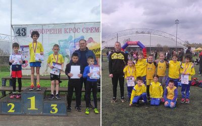 Atletika: Zlato i srebro za opovačke atletičare na Krosu Srema