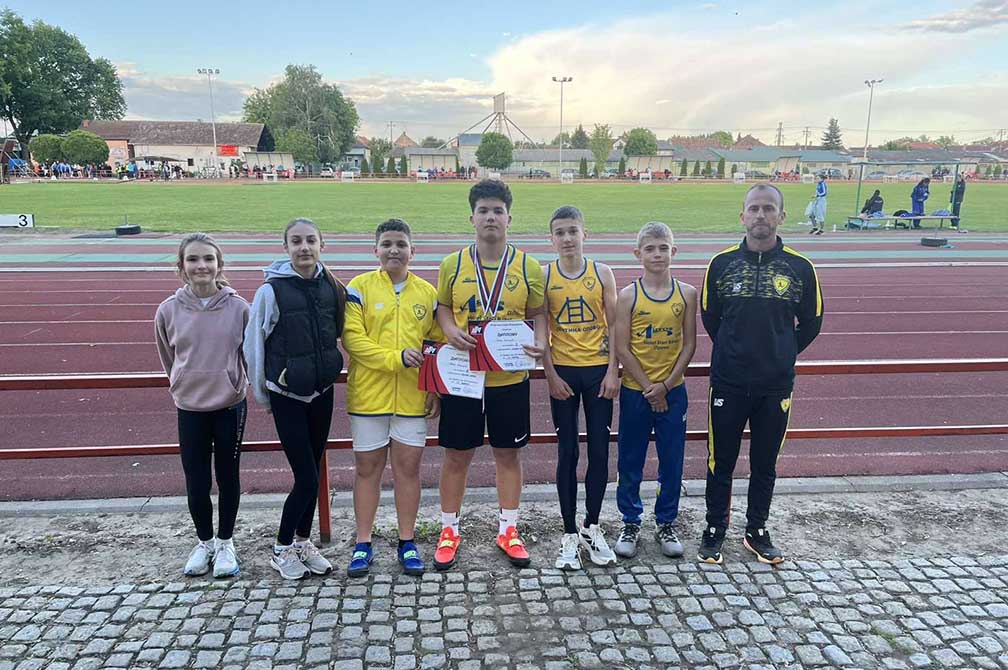 Atletika: Prvenstvo Vojvodine za starije pionire – Dve medalje za Čatlajića