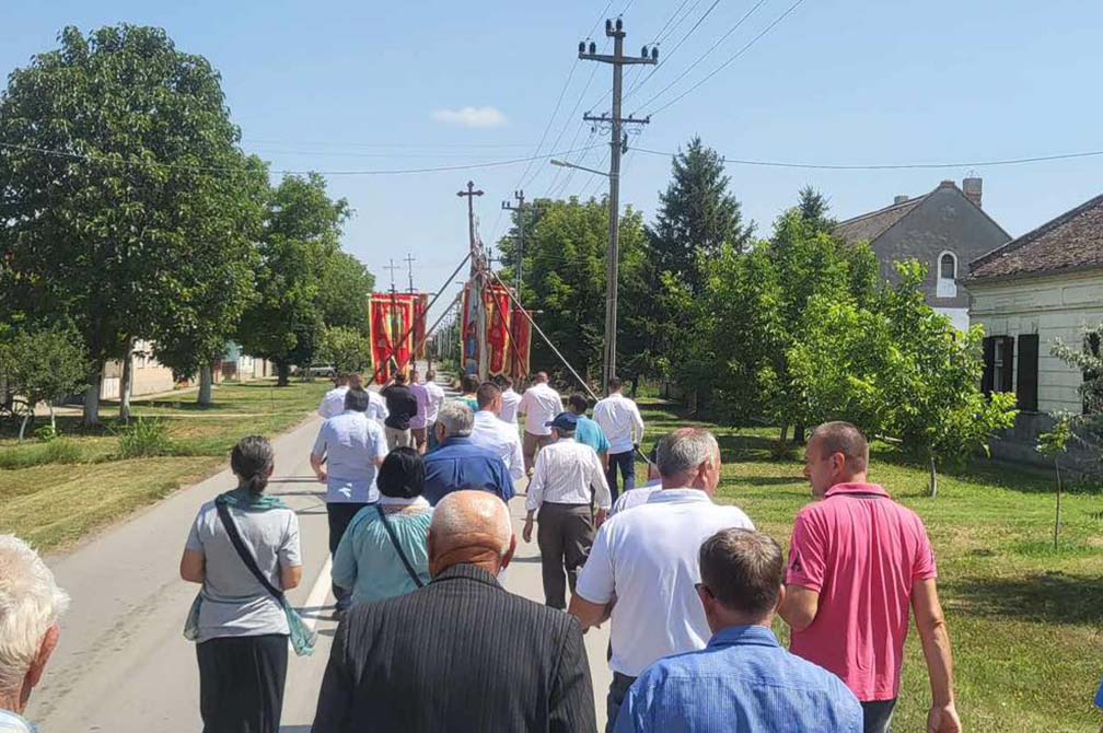 Srpska pravoslavna opština Sakule: Duhovska litija u ponedeljak