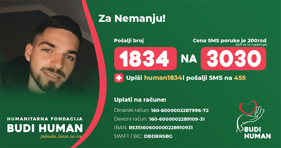 Pomozimo Nemanji iz Sefkerina