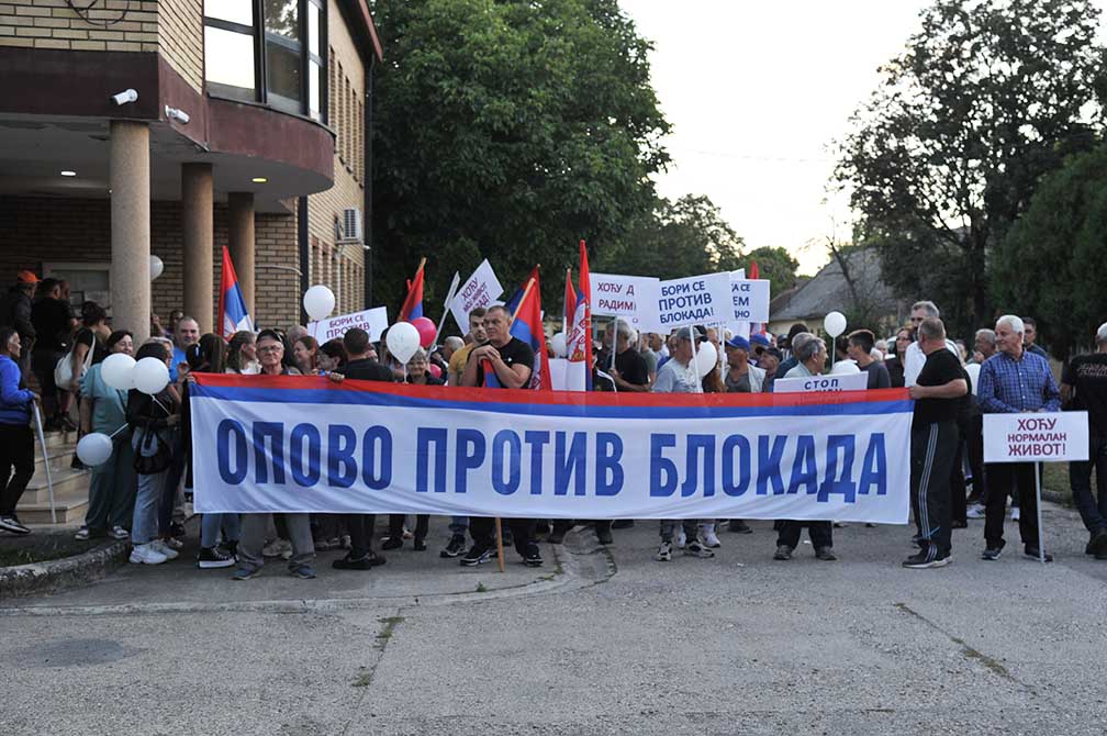 U Opovu održan treći po redu skup protiv blokada
