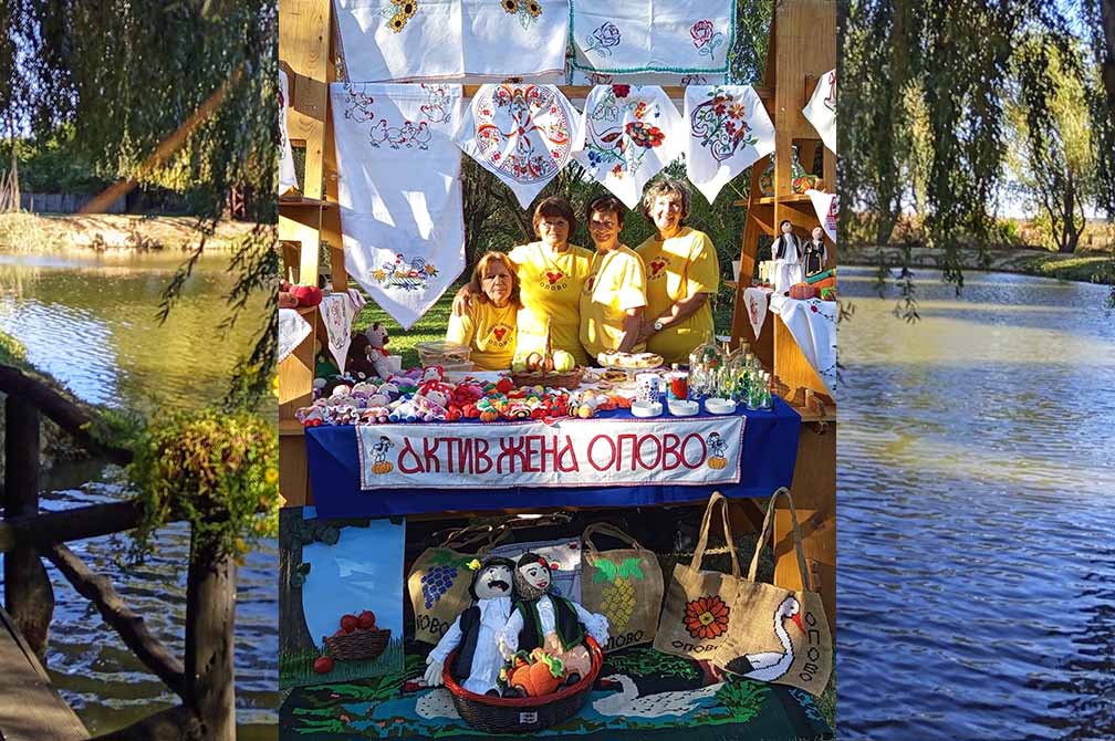 Aktiv žena Opovo na Festivalu jabuka u Crepaji