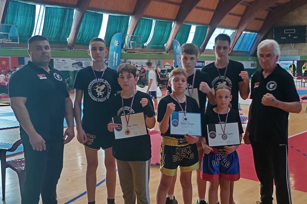 Sanda boks: Šest medalja za takmičare sefkerinskog Dragona