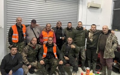 Opovački lovci u akciji spasavanja pecaroša