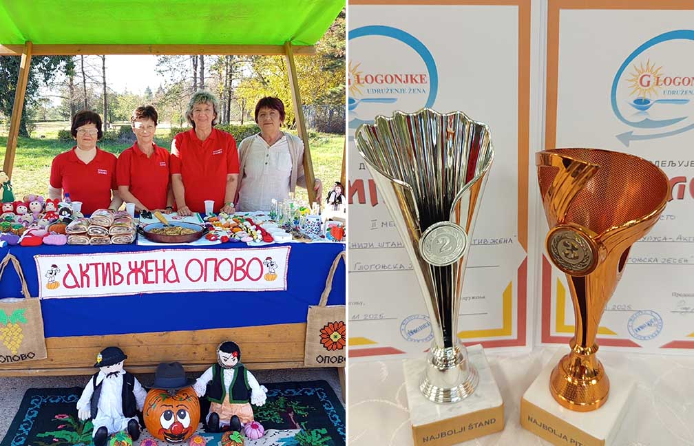 Aktiv žena Opovo na glogonjskoj „Kupusijadi“