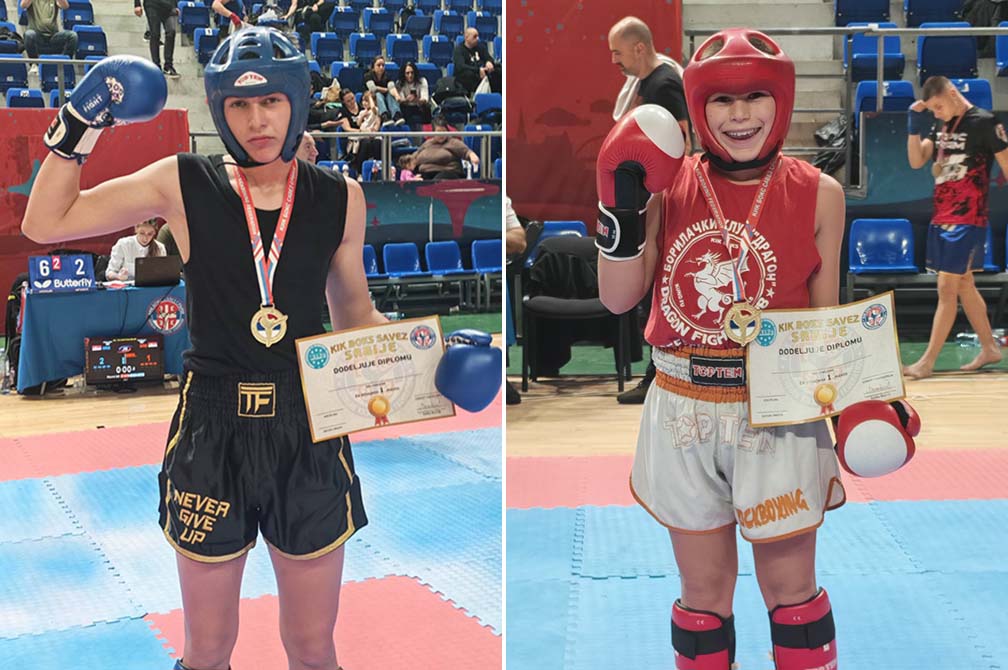 Andrej Mišković i Nikola Gligor prvaci države u kik boksu