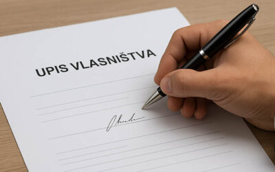 Obaveštenje o podnošenju prijava za evidentiranje i upis prava svojine na nepokretnostima