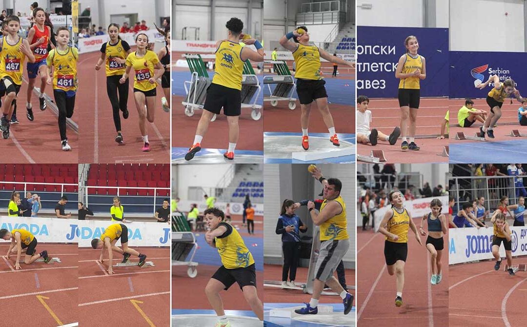 Decembarski atletski miting: Pet medalja za opovački Spartak