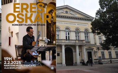 Narodni muzej Pančevo: Koncert klasične muzike – gitarista Oskar Ereš